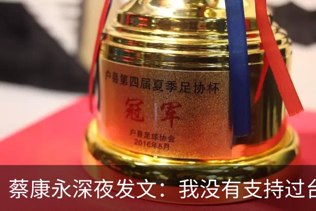 蔡康永深夜发文：我没有支持过台独